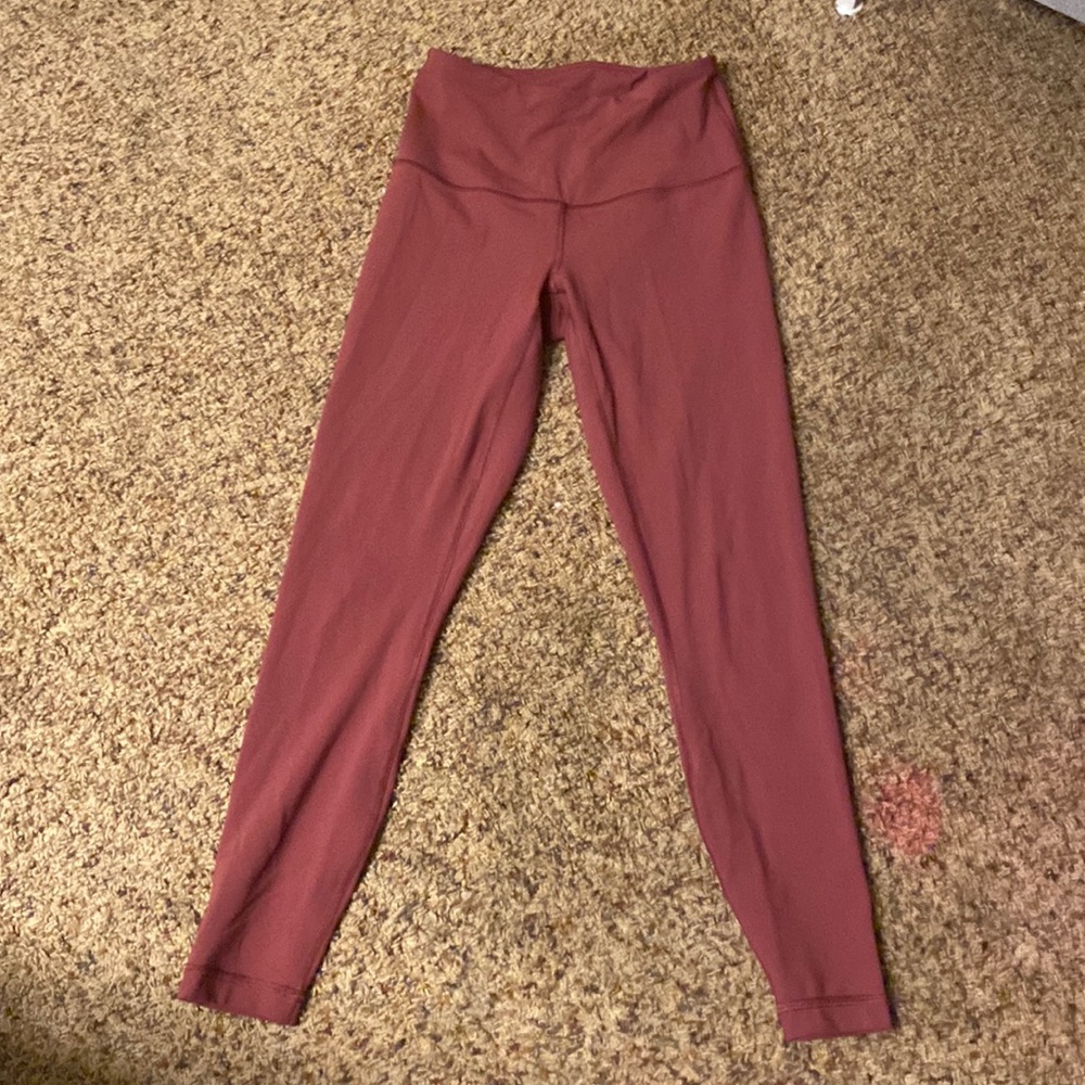 maroon leggings